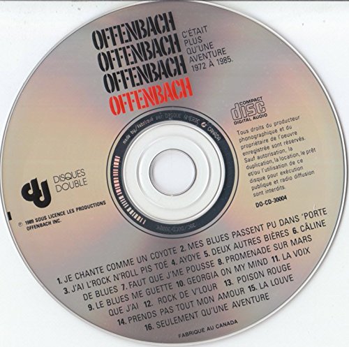 Offenbach / C'était Plus Qu'une Aventure 1972 À 1985 - CD (Used)