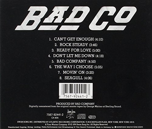 Bad Company / Bad Company - CD (Used)