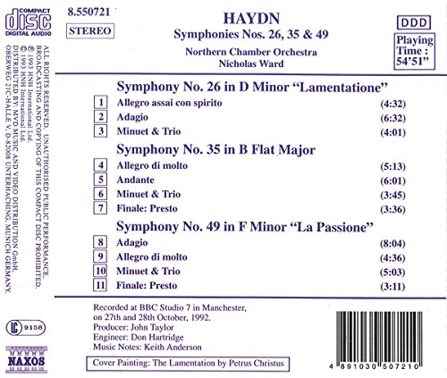 Symphonies de Joseph Haydn (Volume 6)