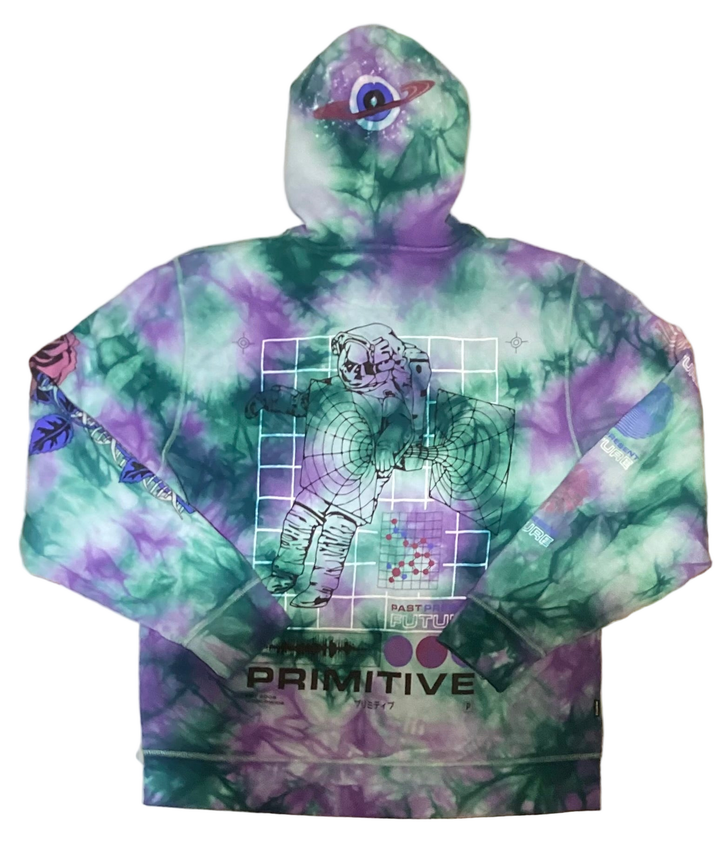 Primitive 'Galactic' Hoodie - Tie-Dye