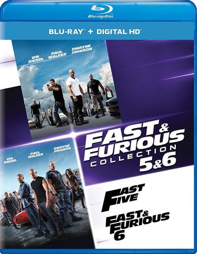 Fast & Furious Collection: 5 & 6 [Blu-ray] [Import]