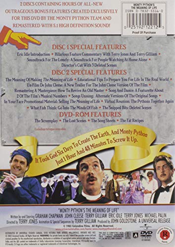 Monty Python's The Meaning Of Life (Special Edition) - DVD (Used)