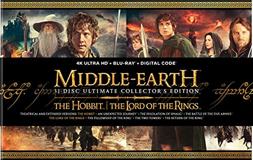 Middle Earth 6-Film Ultimate Collector's Edition - 4K/Blu-Ray