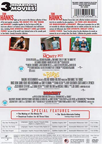 The Tom Hanks Comedy Favorites Collection (The Money Pit / The Burbs / Dragnet) - DVD (Used)