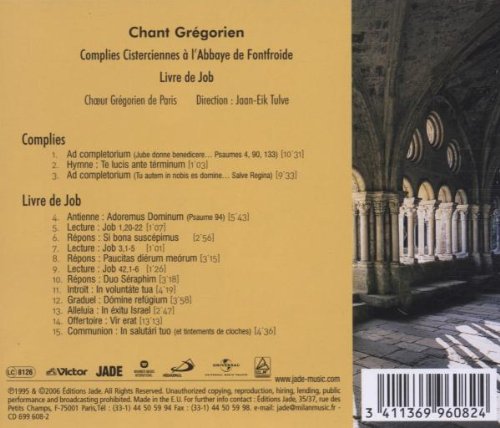 CD - COMPLIES CISTERCIENNES A L'ABBAYE DE FONTFROIDE