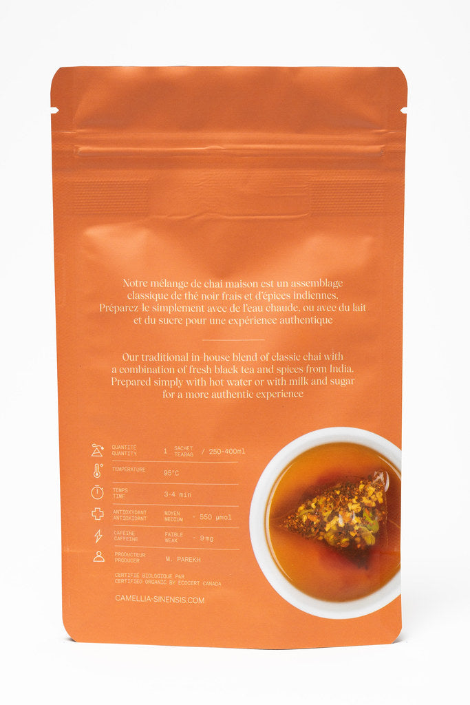 Chai Camellia biologique