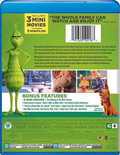 Illumination Presents: Dr. Seuss' The Grinch [Blu-ray 3D + Blu-ray] (Sous-titres français)