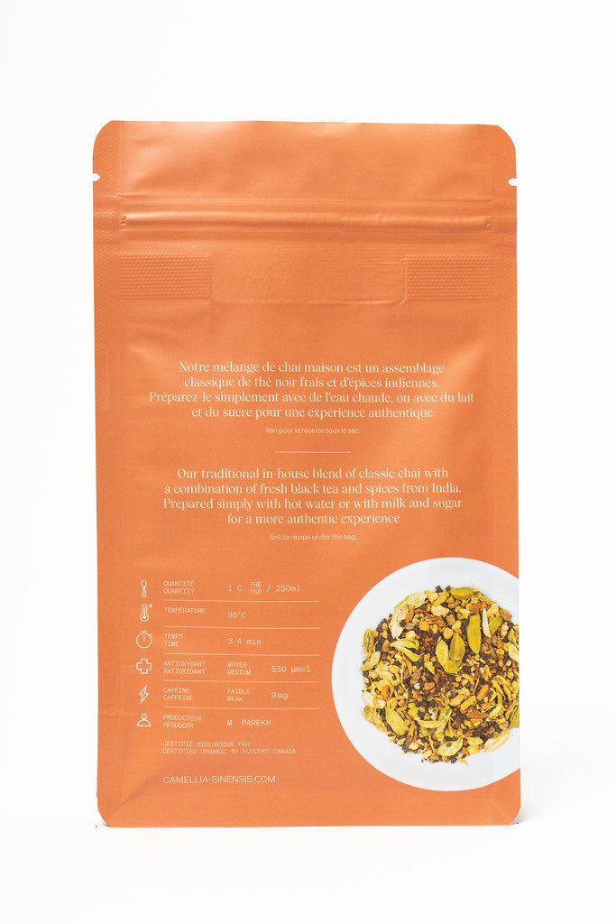 Chai Camellia biologique