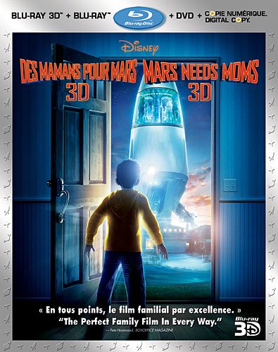 Des Mamans pours mars [Blu-ray 3D + Blu-ray + DVD] (Version française)