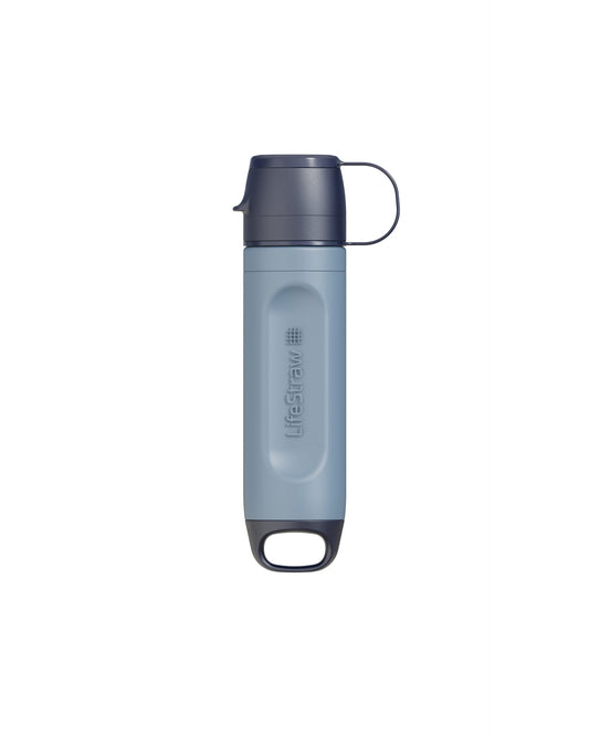 LifeStraw Peak Series – Solo Personal Water Filter for Hiking, Camping, Travel, Survival and Emergency preparedness. Removes Bacteria, parasites and microplastics, Mountain Blue 🍁 All In One Marketplace Canada