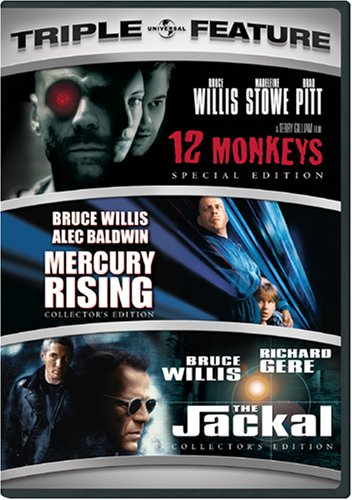 L'Armée des 12 singes / Code Mercury / Le Chacal (Coffret 3 films) - DVD (Occasion)