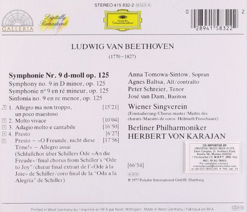 Beethoven: Symphony No.9 (1977)