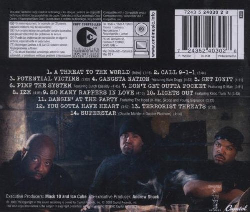 Westside Connection / Terrorist Threats - CD