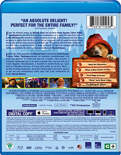 Paddington - Blu-Ray/DVD (Used)