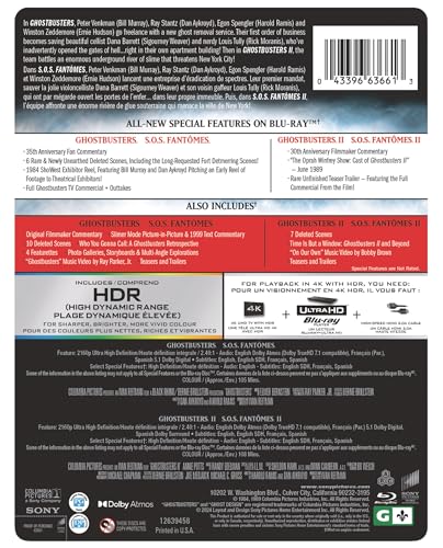 Ghostbusters + Ghostbusters II [Limited Steelbook] - 4K/Blu-Ray