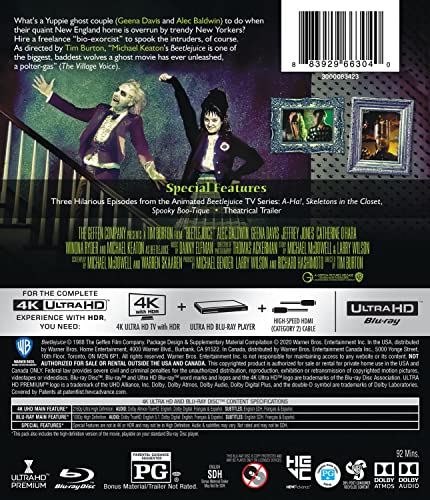 Beetlejuice - 4K/Blu-Ray (Used)