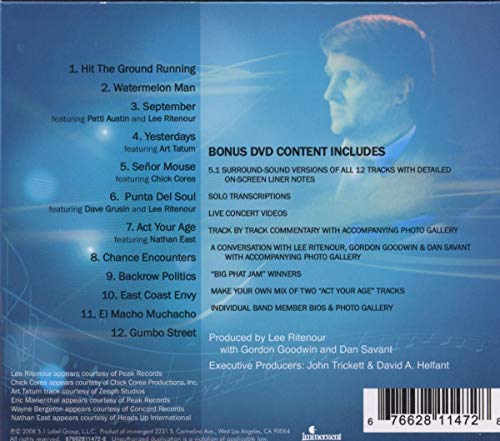 GORDON GOODWINS BIG - ACT YOUR AGE - CD + DVD