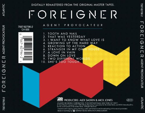 Foreigner / Agent Provocateur - CD (Used)