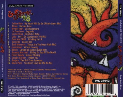 M.C. Mario Presents Sun Jammin' '98 - CD (Used)
