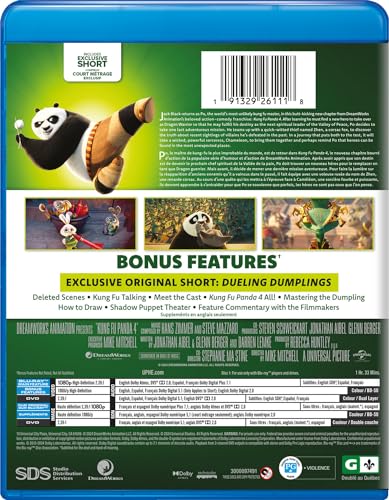 Kung Fu Panda 4: Collector's Edition - Blu-Ray/DVD