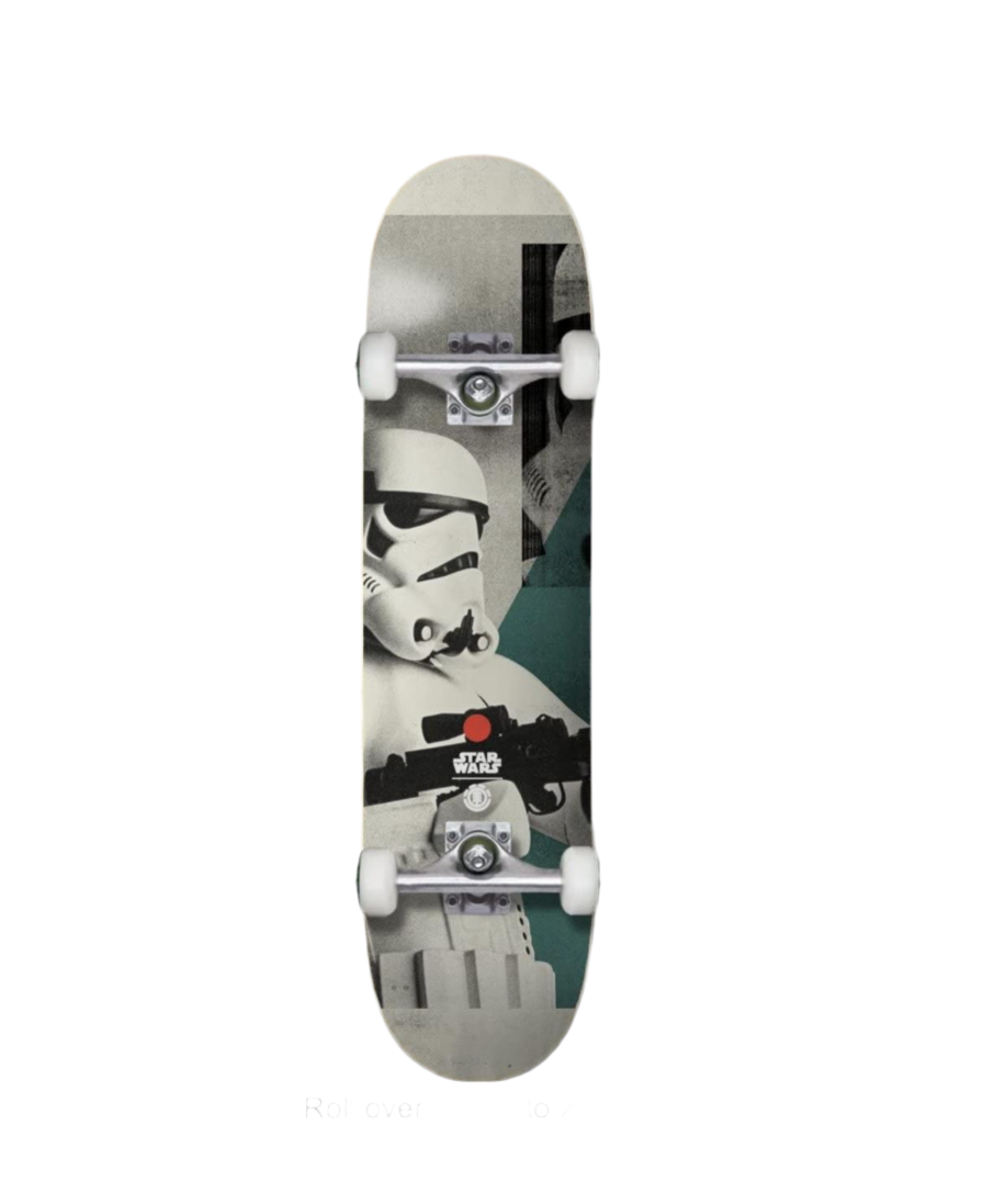 Element x Star Wars 'Stormtrooper' Complete Skateboard - White