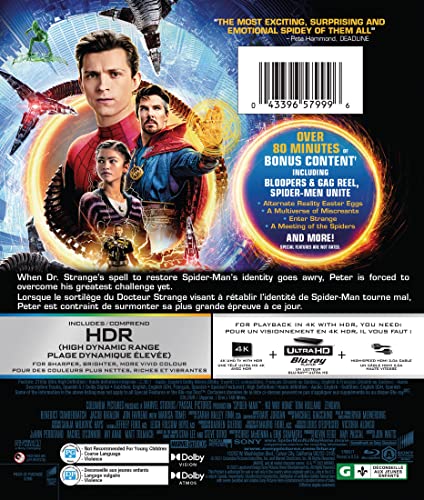 Spider-Man: No Way Home - 4K/Blu-Ray