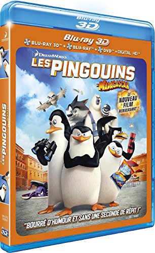 Les Pingouins de Madagascar 3D [Combo Bluray 3D + Bluray 2D + DVD + Digital HD]
