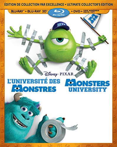 Monstres Academy 3D : Édition Collector Ultime - Blu-ray 3D/Blu-ray/DVD (Occasion)