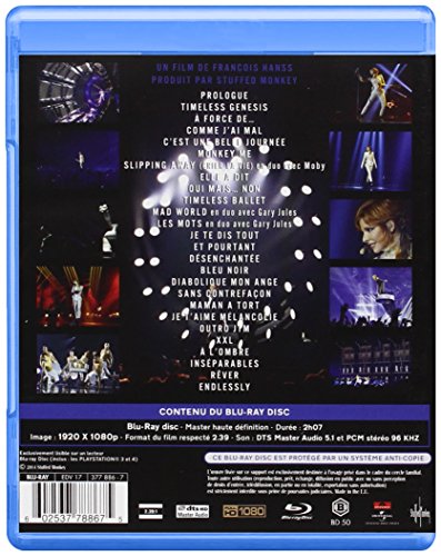 Mylène Farmer: Timeless 2013 Le Film [Blu-ray] -(DVD plays only in Europe, not in Canada and U.S)