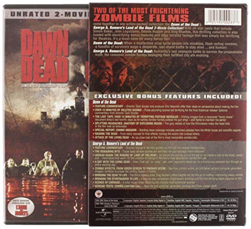 Dawn of the Dead + George A. Romero's Land of the Dead (Unrated 2-Movie Collection) - DVD (Used)