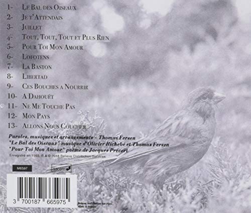 Thomas Fersen / Le Bal Des Oiseaux - CD