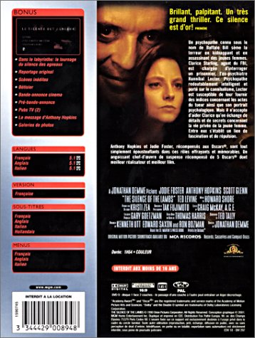 Le Silence des agneaux (Édition Collector) - DVD (Used)