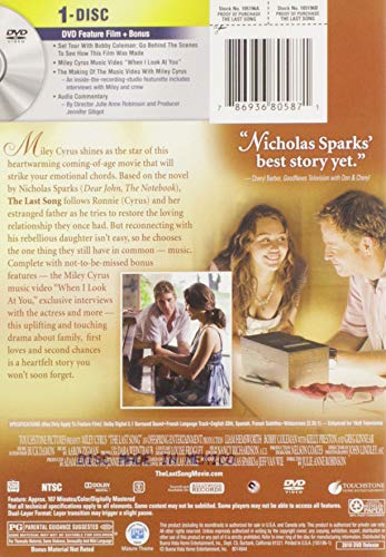 The Last Song / La Dernière chanson (Bilingual) - DVD (Used)
