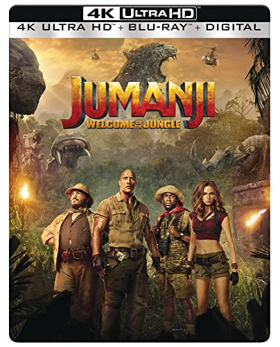 Jumanji: Welcome To The Jungle [Limited Steelbook] - 4K/Blu-Ray