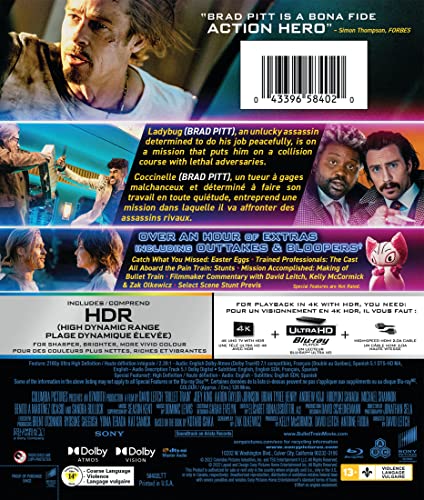 Bullet Train [Blu-ray] (Bilingual)