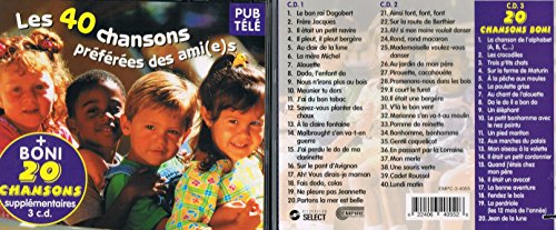Variés / Les 40 Chansons Preferees Des Amie(e)s - CD (Used)