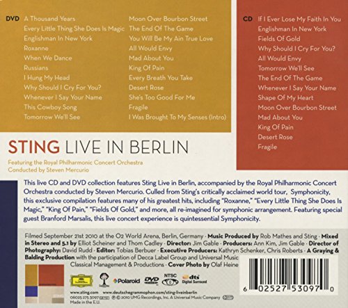 Sting / Live In Berlin [CD + DVD] - CD (Used)
