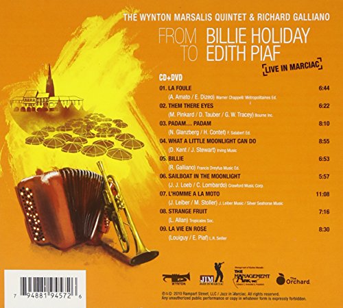 Wynton Marsalis & Richard Galliano - CD & DVD