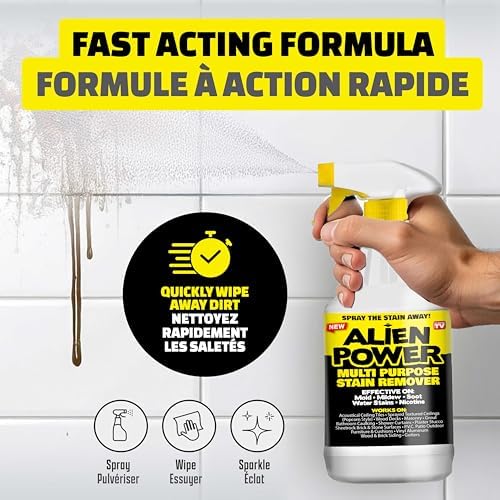 Alien Power 48 Fl Oz Instant Stain Remover Spray for Black Mold and Mildew|B0GMYSP33R