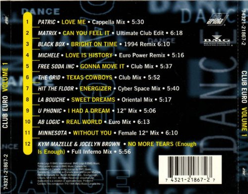 Club Euro Volume 1