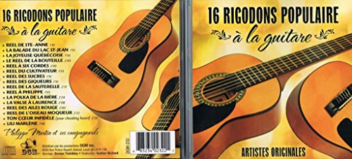 16 Rigodons Populaire à la Guitare