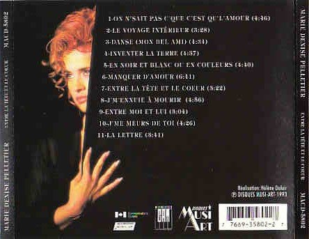 Marie-Denise Pelletier / Entre La Tete Et Le Coeur - CD (Used)