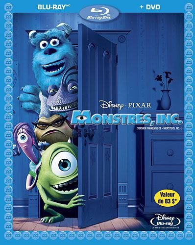 Monsters Inc. (Version française) (Includes DVD) [Blu-ray]