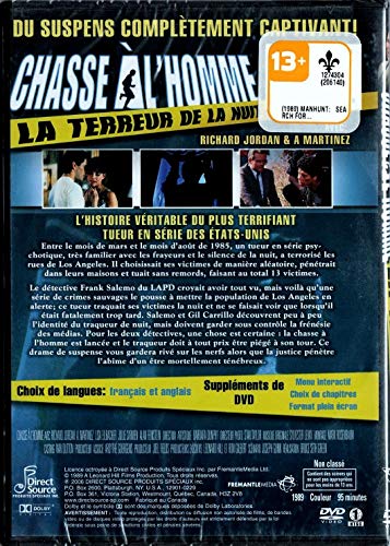 Chasse à l'Homme : La Terreur de la Nuit - Manhunt: Search for the Night Stalker (English/French) 1989 (Full Screen) Régie au Québec (Cover French) Full Screen
