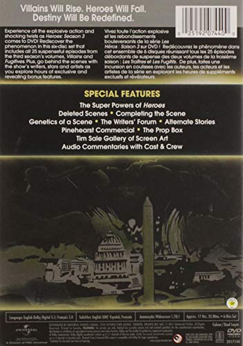 Heroes: Season 3 - DVD (Used)