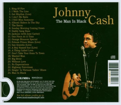 Johnny Cash / The Man In Black: The Definitive Collection - CD