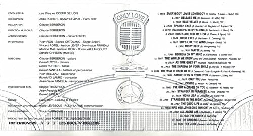 The Crooners & The Rock 'N' Rollers / Only Love - CD (Used)