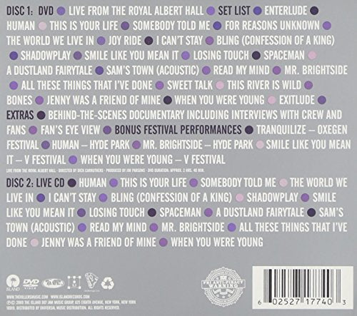 The Killers / Live from the Royal Albert Hall (CD/DVD) (Used)