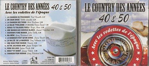Le Country Des Annees 40 & 50 Avec Les Vedettes De L'Epoque (15 Titres, DGM)