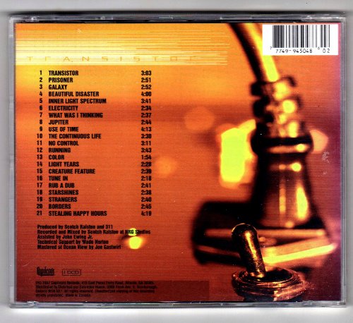 Transistor (1997, Capricorn Records/Columbia with Bonus Track, 22 Songs TRACK 0 is a Bonus)